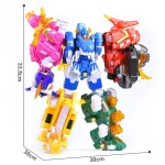 7 IN 1 Mini Force 2 Super Dino Power Transformation Robot Toys Action Figures Mini Force X Deformation Dinosaur Mecha Toy - Image 6