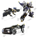 Three Modes Mini Force Transformation Mecha Robot Toys Action Figures MiniForce X Simulation Vehicle Airplane Deformation Toy - Image 5