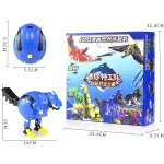8pcs/set Mini Force Super Gino Power Deformation Eggs Robot Toys Action Figures MiniForce X Transformation Dinosaur Toy - Image 6