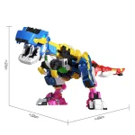 5 IN 1 Mini Force 2 Super Gino Power Transformation Robot Toys Action Figures MiniForce X Deformation Dinosaur Mecha Toy - Image 3