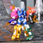 7 IN 1 Mini Force 2 Super Dino Power Transformation Robot Toys Action Figures Mini Force X Deformation Dinosaur Mecha Toy - Image 5