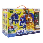 2019 Newest Gogo Dino Deformation Elephant Rescue Base with Sound Transformation Elephant Rescue Car toys for Kids - Image 6