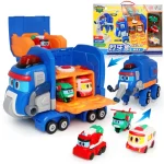 2019 Newest Gogo Dino Deformation Elephant Rescue Base with Sound Transformation Elephant Rescue Car toys for Kids