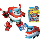 ABS Mini China High-Speed Railway Super Train Robot Transformation Toy Deformation Car Action Figure CHSR Toys for Kids Gift