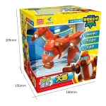2020 Big Gogo Dino ABS Deformation Car/Airplane With Sound Action Figures Transformation Dinosaur toys for Kids - Image 6