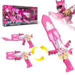 Three Mode Mini Force Transformation Sword Toys with Sound and Light Action Figures MiniForce X Deformation Weapon Gun Toy - Image 5