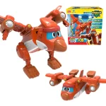 2020 Big Gogo Dino ABS Deformation Car/Airplane With Sound Action Figures Transformation Dinosaur toys for Kids - Image 2