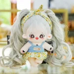 20cm Kawaii Plush Cotton Doll Idol Stuffed Super Star Figure Dolls Cute Anime Long Hair Star Doll Doll Can Change Clothes Gift - Image 4