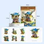 New 6In1 Tree House TreeHouse Girls Castle Room Climb Slide Classic Model Building Blocks Sets Bricks Toy For Boys Children Gift - Image 5