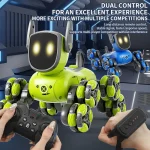 Remote control car Small Eight Wheel Gesture Sensing Multi functional Voice Interaction RC Stunt Machine Dog Q200 Children Toys - Image 6