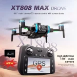 NEW XT808 Screen Display 5G Optical Flow GPS Folding Drone With WIFI Transmission Professional Aerial Camera Quadcopter Toy Gift - Image 2