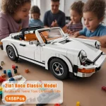 1458Pcs Building Blocks Set 2in1 Race Vehicle Model Classic Collection Bricks Cars Toys for Adults and Teens Toys Christmas Gift