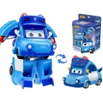 ABS Gogo Bus Transformation Vehicle 3 Changeable Face Expression Action Figures Deformation Ambulance/Police/Fireman Slide Toys - Image 3