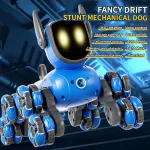 Remote control car Small Eight Wheel Gesture Sensing Multi functional Voice Interaction RC Stunt Machine Dog Q200 Children Toys - Image 3