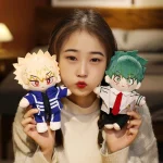 20CM Hot Anime My Hero Academia Izuku Midoriya Katsuki Bakugou Shouto Todoroki Plush Toy Pillow Soft Stuffed Dolls Kids Boy Gift - Image 3