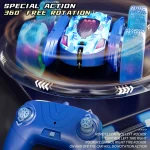 Remote Control Car Double Sided 360°Rotating 4WD RC Cars with Headlights 2.4GHz Electric Race Stunt Toy Car Rechargeable Toy Car - Image 3