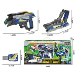 Mini Force V Rangers Transforming Sword Toys with Sound and Light Action Figures Mini Force X Deformation Shark Gun Dinosaur Toy - Image 6