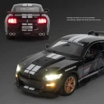 1:32 Scale Alloy GT500 Model Car With Sound Light Effects Diecast Metal Collectible Sports Car Display Gifts For Car Enthusiasts - Image 2