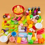 Kids Pretend Play Kitchen Toys Simulation Food Barbecue Cooking Toys Children Educational Play House Interactive Toys For Girl - Image 6
