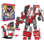Mini Force Strongest Police Transforming Robot Toy Action Figures MiniForce X Transformation Robot Patrol Cop toy for Child Gift - Image 4