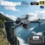 2025 S168 RC Drone 2.4inch Screen Brushless Motor 8K HD Dual Cameras Optical Flow Positioning Intelligent Avoidance Aircraft Toy - Image 2