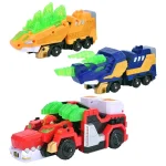 3 IN 1 Mini Force V Rangers Transforming Car to Robot Toys Action Figures Mini Force X Deformation Dinosaur Robot Toy - Image 4