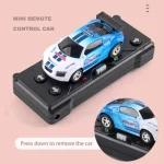 Mini Can Mini Cans RC Car Remote Control Racing Vehicle Plastic Battery Operated with Roadblocks Micro Racing Car for Kids Boys - Image 5
