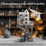 1056pcs Compatible Leg0 Gringottses Wizard Tower Magic World Dragon MOC Building Bricks Set Blocks Decorate DIY Toy For Kid Gift - Image 2
