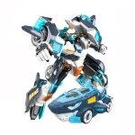 High Quality Two Mode Mini Force Wild Power Transformation Robot Toys Action Figures MiniForce X Deformation Lion/Shark Car Toy - Image 3