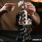 1056pcs Compatible Leg0 Gringottses Wizard Tower Magic World Dragon MOC Building Bricks Set Blocks Decorate DIY Toy For Kid Gift