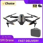 5G WIFI FPV S91 Mini Drone Profession Long Range 8K Dual Camera Obstacle Avoidance RC Quadcopter Helicopter Boys Girls Toys Gift