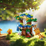 New 6In1 Tree House TreeHouse Girls Castle Room Climb Slide Classic Model Building Blocks Sets Bricks Toy For Boys Children Gift - Image 6