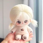 20cm Idol Doll Plush Cotton Star Dolls Cute Stuffed Baby Plushies Hamster Pattern No Attributes Dolls Toys Fans Collection Gift - Image 4