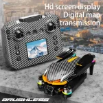 AE4 Pro Drone With GPS Positioning Follow Mode Recording Screen Brushless Motor High Definition Aerial Photography Foldable UAV - Image 4