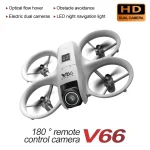 V66 WIFI GPS MINI Drone 180°Professional 8K HD Dual Camera Intelligent Obstacle Avoidance Foldable Aerial Photography Quadcopter - Image 2