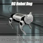 Robot Childrens Remote Control Mechanical Dog Toys Science Teaching DIY Assembling Model Electric Set Toys For Boys Kids Gifts
