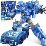 ABS Mini Force Deformation Robot to Car Toys Action Figures Mini Force X Simulation Car Airplane Mini Agent Toy - Image 2