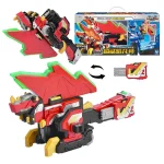 Mini Force V Rangers Transforming Sword Toys with Sound and Light Action Figures Mini Force X Deformation Shark Gun Dinosaur Toy