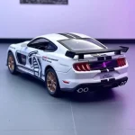1:32 Scale Alloy GT500 Model Car With Sound Light Effects Diecast Metal Collectible Sports Car Display Gifts For Car Enthusiasts - Image 4