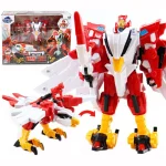 Mini Force Wild Power Transformation Robot Lion/Elephant/Crocodile Toys Action Figures MiniForce X Deformation Dinosaur Toy - Image 4