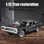 1077PCS Technical Classic Retro Racing Car High difficulty Building Blocks Model Assemble Bricks DIY Toy For Kid Boy Adults Gift