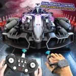 RC Spray Drift Stunt Car 4CH 2.4G Lights Sound Effect Dual Remote Control High Speed Vehicle Competitive Game Kids Boy Toys Gift - Image 5