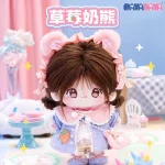 20cm Doll Clothes Kawaii Hat Satchel Bag Suit Outfit Dolls Accessories for Korea Kpop EXO Cotton Idol Dolls Gift DIY Toys - Image 3