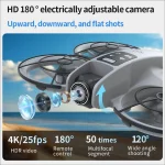 K200 MAX Drone Large Screen 5KM 8K Optical Flow Positioning Brushless Motor Electric Lens HD Obstacle 2.4G Avoidance Quadcopter - Image 4
