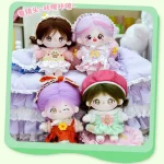20cm Doll Clothes Kawaii Hat Satchel Bag Suit Outfit Dolls Accessories for Korea Kpop EXO Cotton Idol Dolls Gift DIY Toys - Image 5