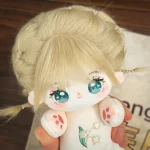 20cm Kawaii Plush Cotton Doll Idol Stuffed Super Star Figure Dolls Cherry Blossoms Fat Body Fruit Doll Can Change Clothes Gift - Image 6