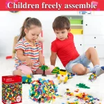 2025 New 1000 DIY Creative Bulk Building Blocks Bulk Mini Building Blocks Diversity Assembled Birthday Gift Kid Educational Toy