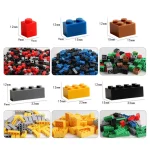 2025 New 1000 DIY Creative Bulk Building Blocks Bulk Mini Building Blocks Diversity Assembled Birthday Gift Kid Educational Toy - Image 4