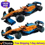 New 1432PCS 42141 Technical F1 W14 E Performance Building Blocks Model Car Assembled MOC DIY Vehicle Sports Car Adults Toy Gifts
