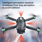 2025 S168 RC Drone 2.4inch Screen Brushless Motor 8K HD Dual Cameras Optical Flow Positioning Intelligent Avoidance Aircraft Toy - Image 5